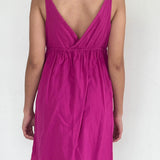 Pink Linen Short Dress