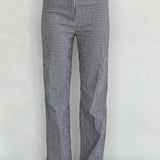 Peachy Den Multi Color Plaided Trousers