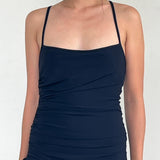 Ciao Lucia Black sleeveless Playsuit With Ruched