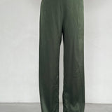 Magali Pascal Green Silk Trousers