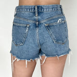 Agolde Mid Wash Cuff Shorts