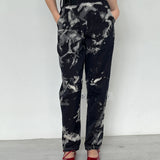 Toqa Black Tie Dye Jeans
