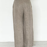 Arkitaip Beige Toned Flowy Trousers