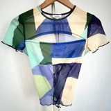 Miaou Abstract Mesh Top