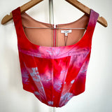 Miaou Pink Floral Corset