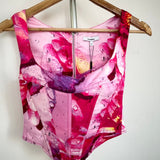 Miaou Silk Printed Corset