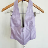 Miaou Lilac Croc Corset