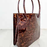 Maryam Nasser Zadeh Multi Color Anaise Tortoise Patent Leather Tote Bag
