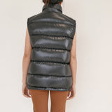 Moncler Black Puffer Vest