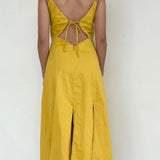 Cult Gaia Plunge Tie Dress