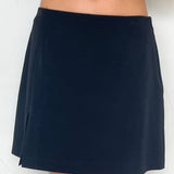 Djerf Avenue Black Mini Skirt With Front Slit