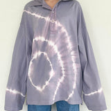 Acne Studios Purple  Epola Tie Dye Long Sleeve Shirt with Collar