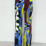 Emilio Pucci Multicolor Silk Trouser