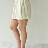 Undo Linen Mini Skirt