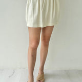 Undo Linen Mini Skirt