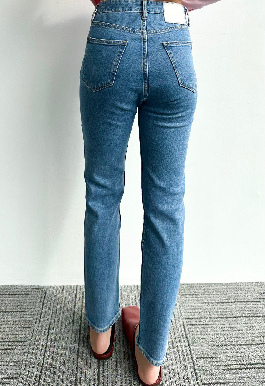 Bassike Blue Jeans