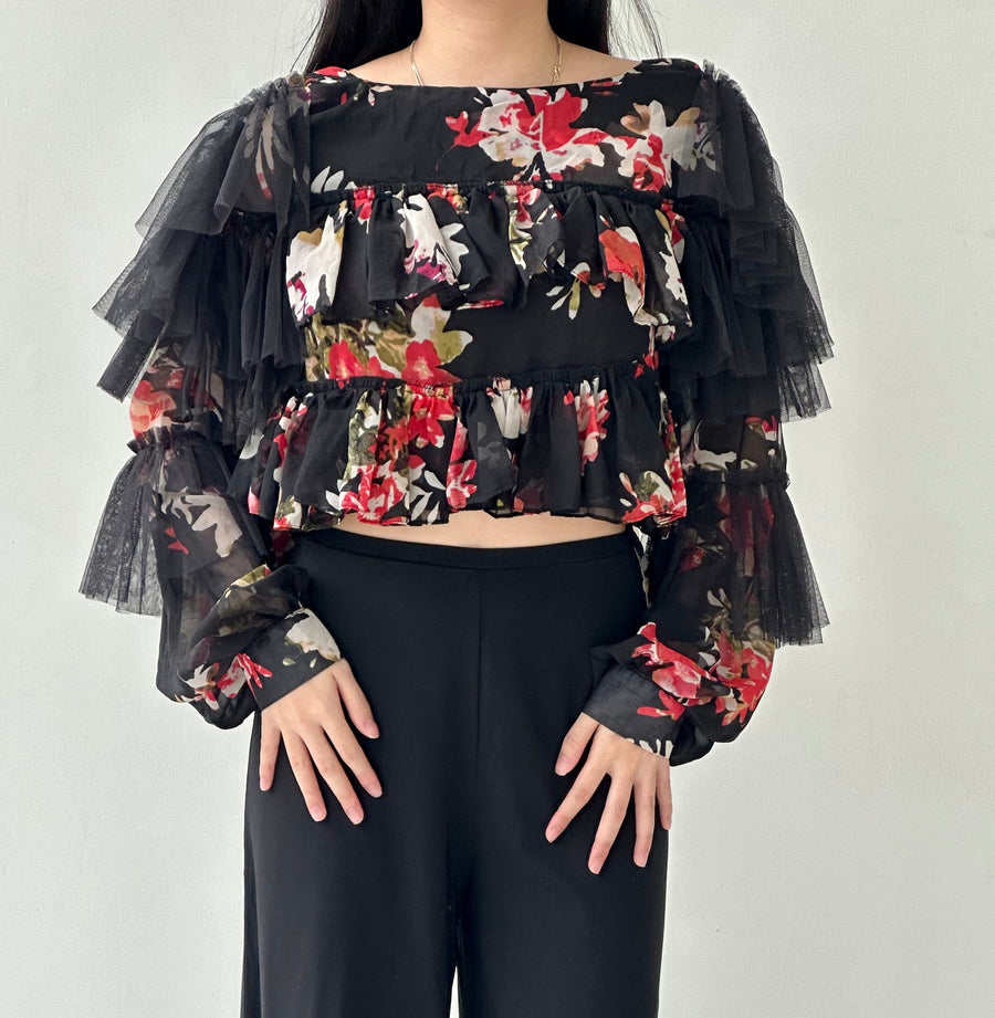 Floral Layered Top