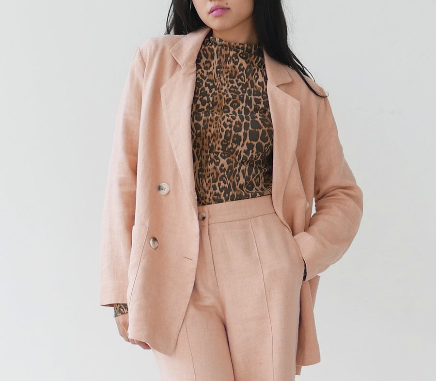 C/MEO Collective Cheetah Mock Neck