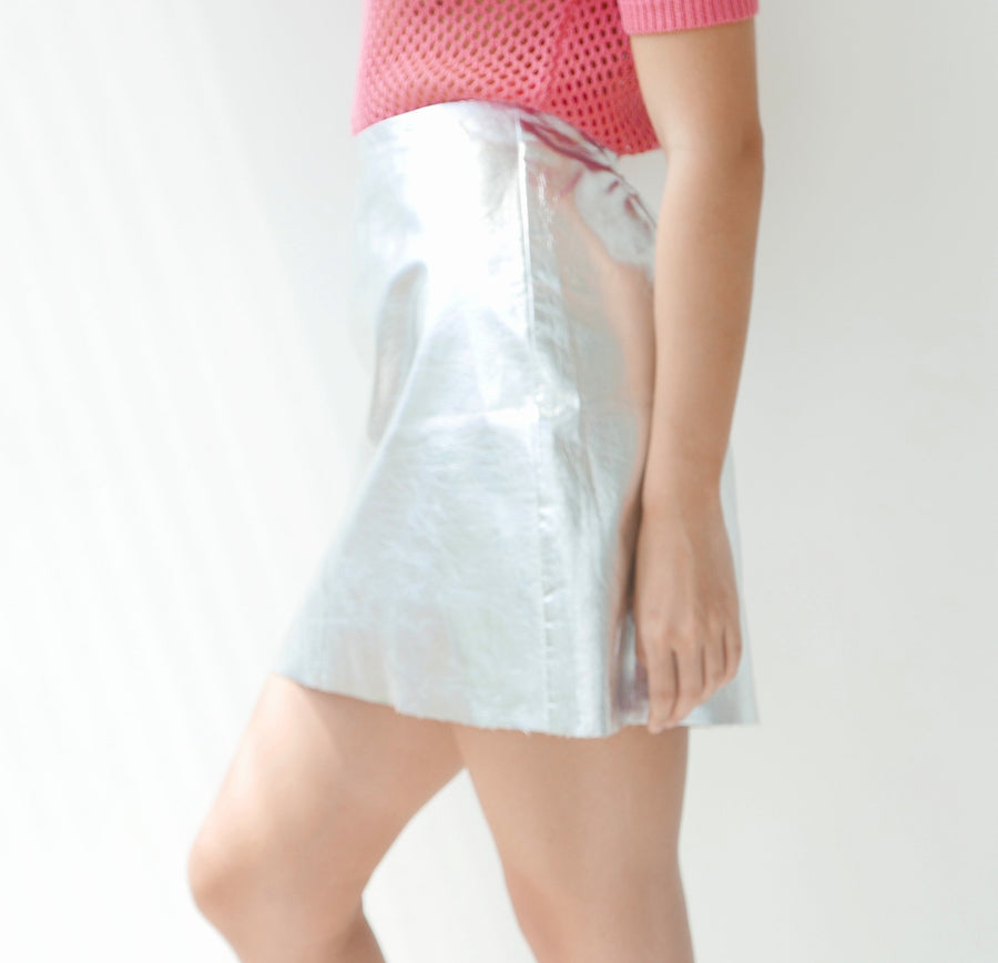 H&M Mettalic Skirt