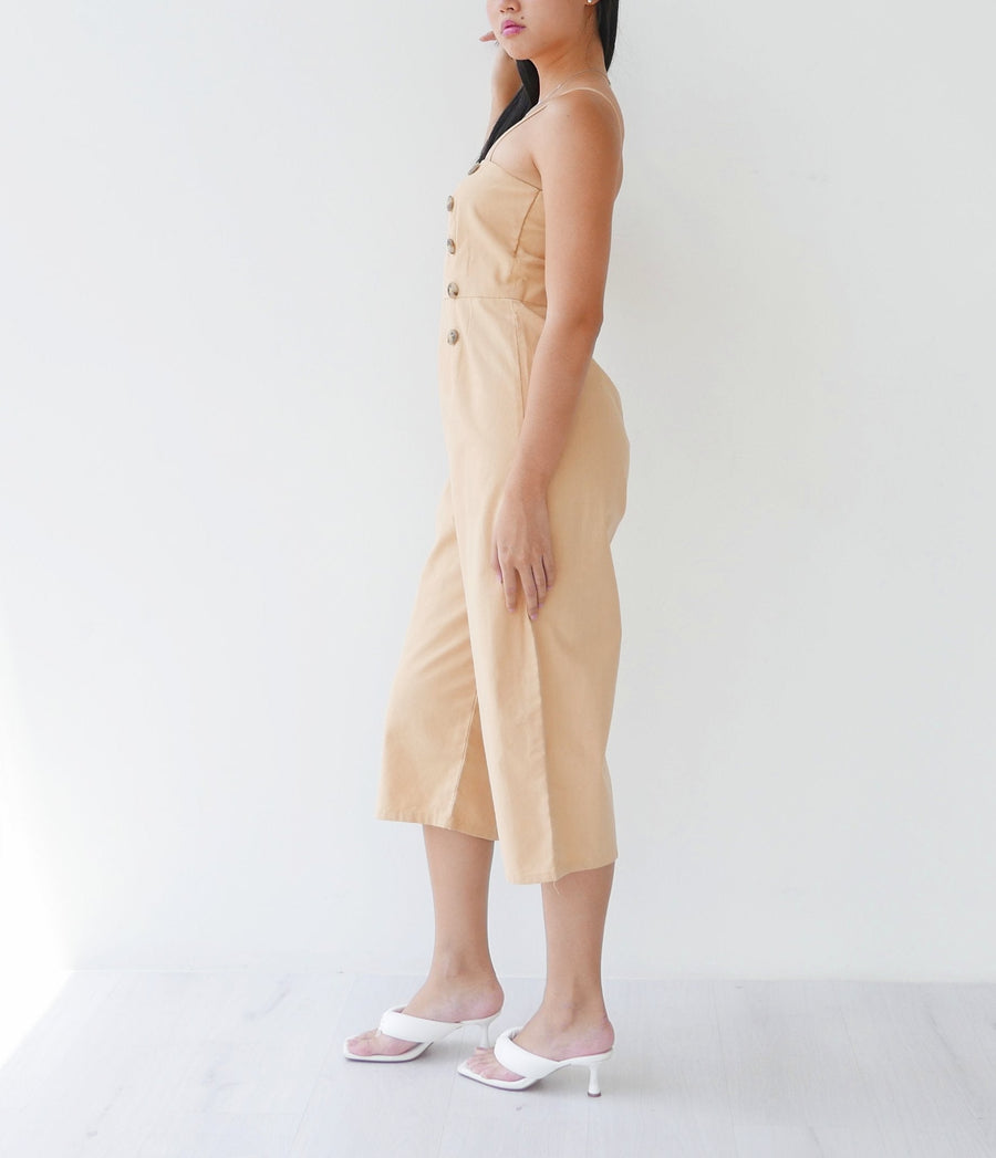 Beige Jumpsuit