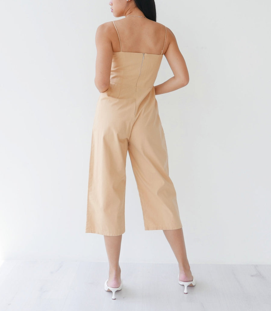 Beige Jumpsuit