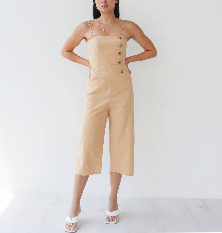 Beige Jumpsuit