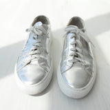 Common Project Silver Sneakers
