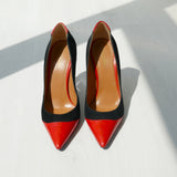 Pollini Glass Wedge Heels