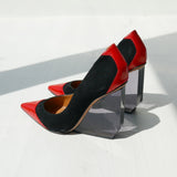 Pollini Glass Wedge Heels