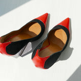 Pollini Glass Wedge Heels