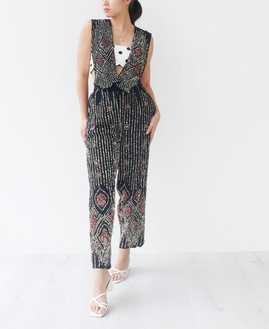 Antik Batik Beaded Jumpsuit