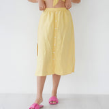 Faithfull the Brand Button Down Skirt