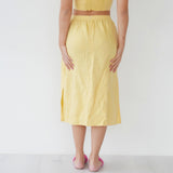 Faithfull the Brand Button Down Skirt