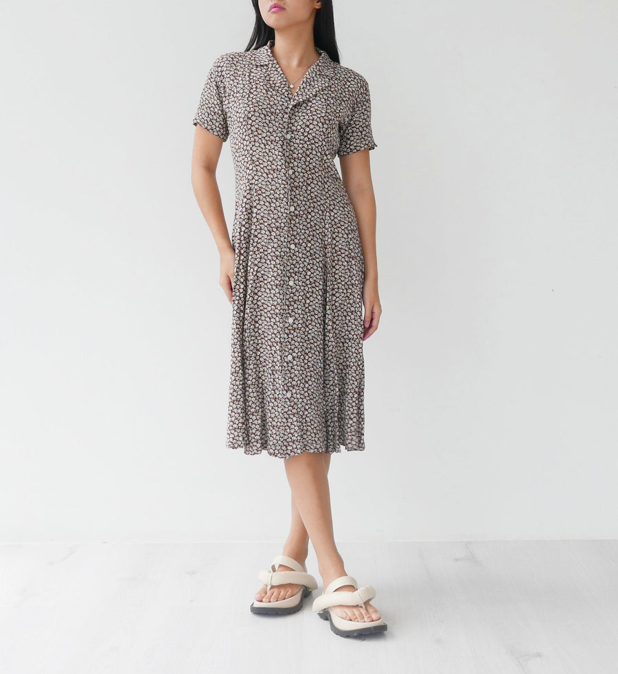Floral Button Down Dress
