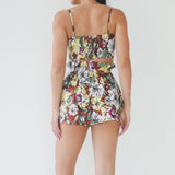 Faithfull the Brand Brown Floral Tie Top
