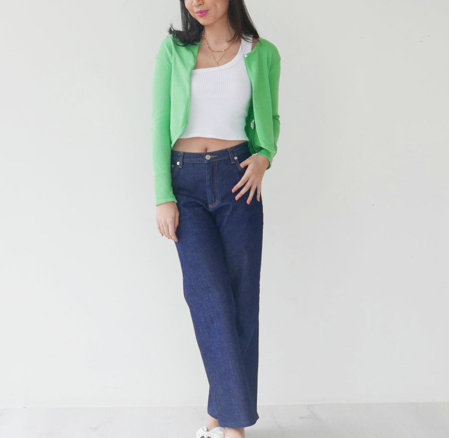 Apple Green Cardigan