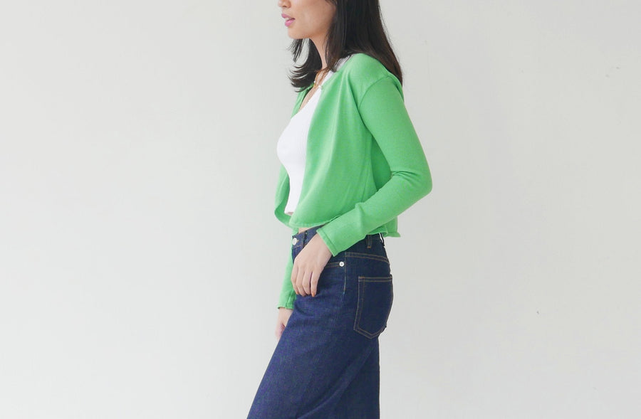 Apple Green Cardigan