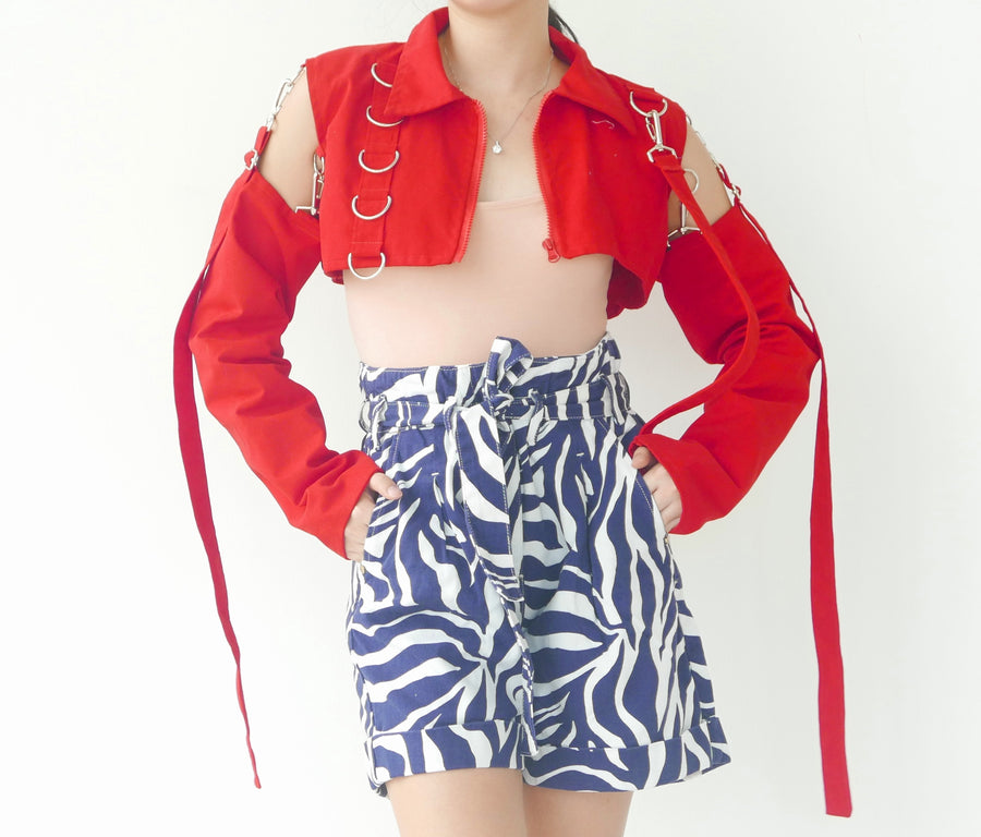 Moses Beramo Cropped Chain Jacket