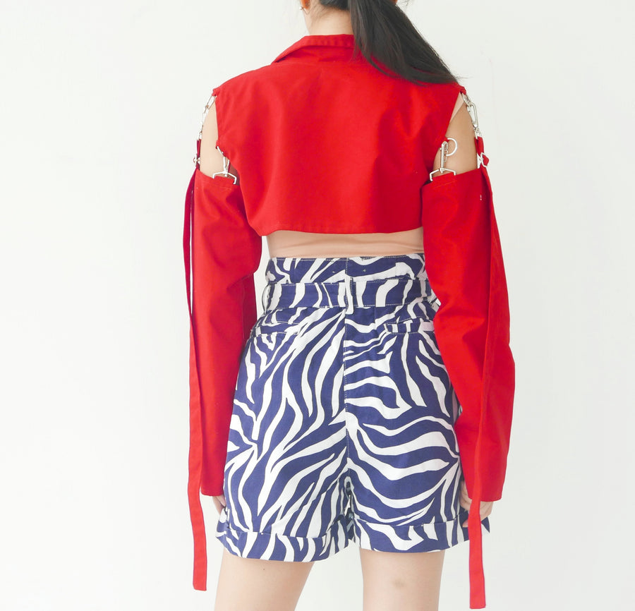 Moses Beramo Cropped Chain Jacket