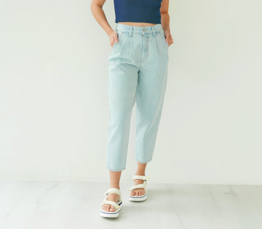 Made Paper Bag Denim Jeans