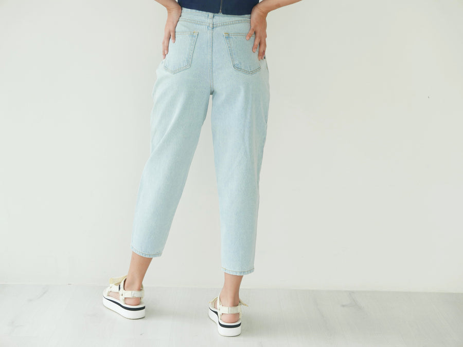 Made Paper Bag Denim Jeans