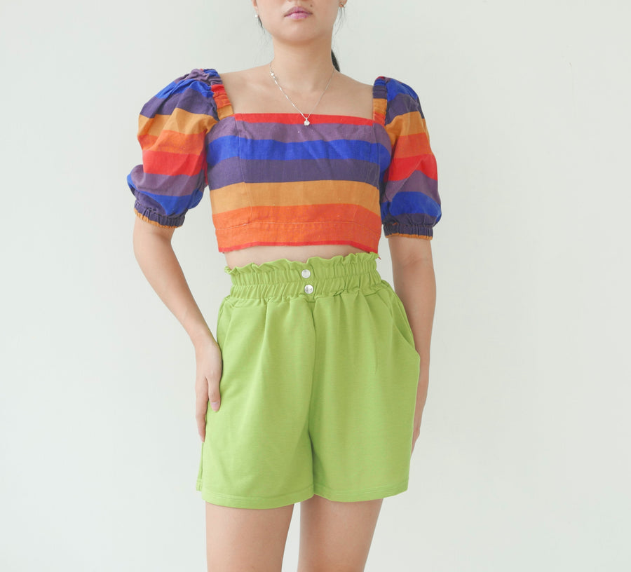 Farmrio Multi Striped Top