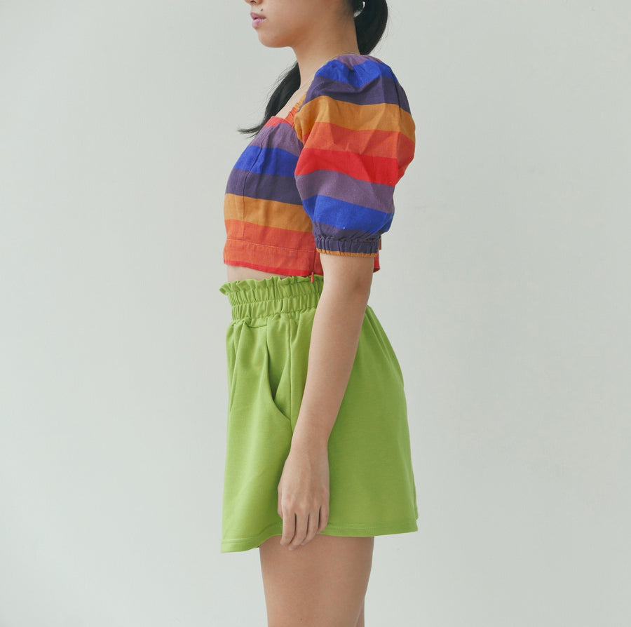 Farmrio Multi Striped Top