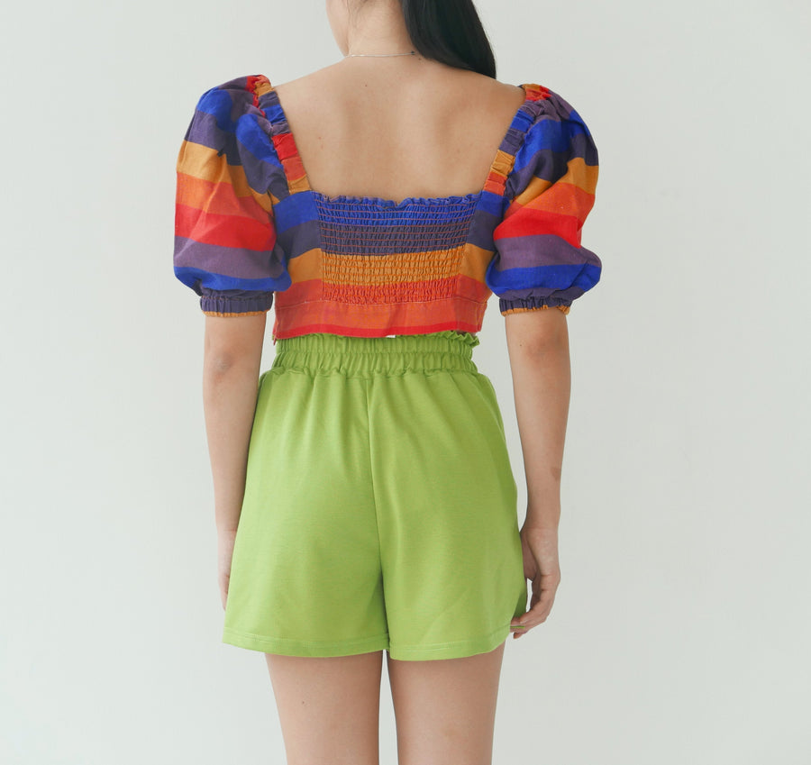 Farmrio Multi Striped Top