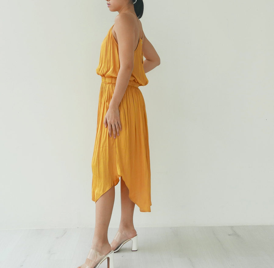 Halston Halter Silk Dress