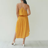 Halston Halter Silk Dress