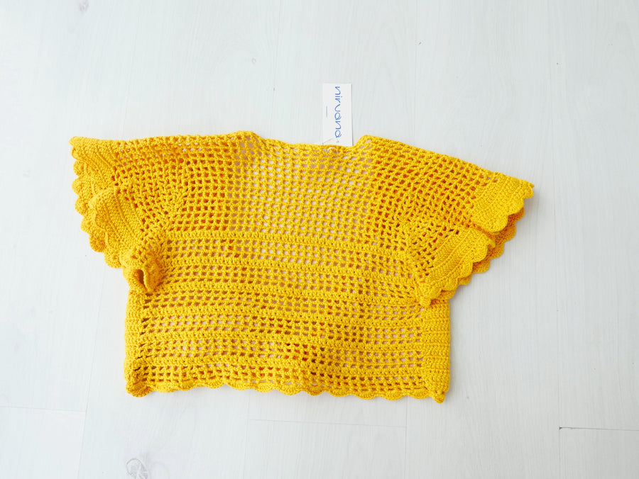 Marigold Crochet Crop Top - Drop 28