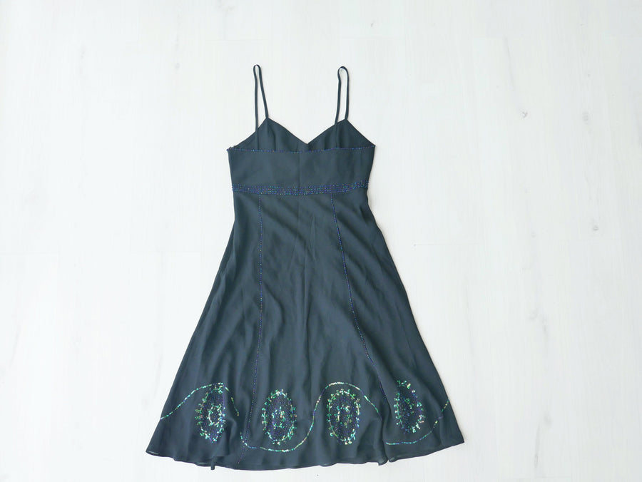 Black Cami Embelished Dress - Drop 28