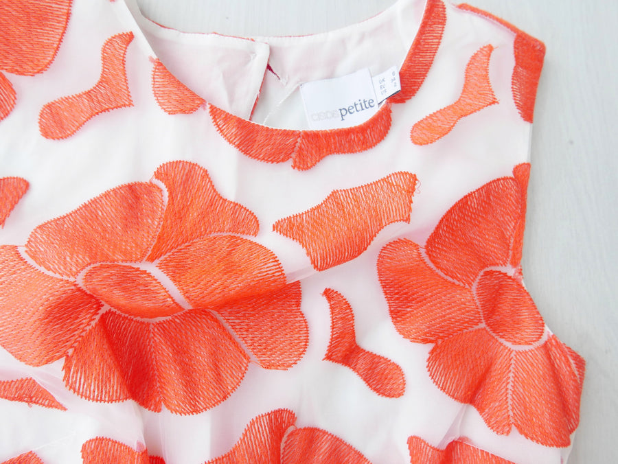 Floral Embroidered Applique Dress - Drop 28