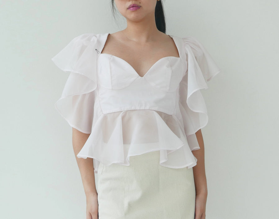 Asos Design Organza Fairy Top